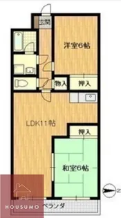 メゾンノール加島【5階】の間取り