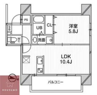 プレアデス千里山田【311号室】の間取り
