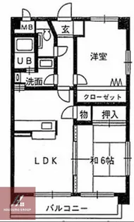ラミティエ【203号室】の間取り