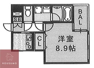 グラスロード新大阪【7階】の間取り