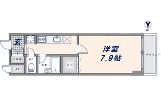 ステュディオ【8階】の間取り