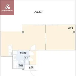 アイビーフラット【703号室】の間取り