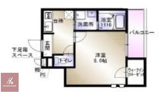 ラフィーネ 豊里 【201号室】の間取り