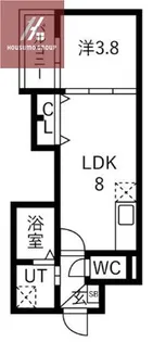 MANARIO【202号室】の間取り