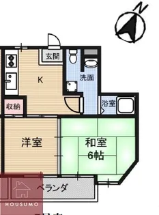 Oosumiレジデンシャル【3階】の間取り