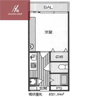 K・キュービック【601号室】の間取り