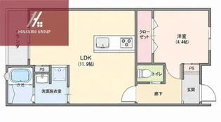 ISOLA M【2階】の間取り