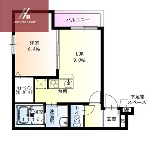 フジパレス吉田ノース【3階】の間取り