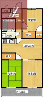 ハイコート加美 【2階】の間取り