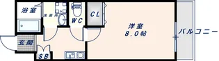 アクアパレスⅦ【202号室】の間取り