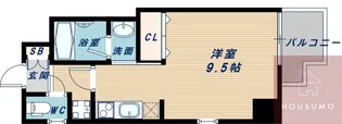 ファーストステージ江坂広芝町Ⅱ【9階】の間取り