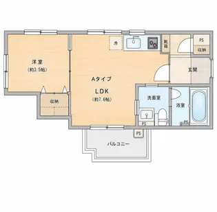 ALEGRIA四條畷【1階】の間取り