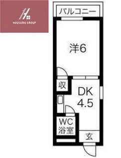 エスクードAramoto【103号室】の間取り