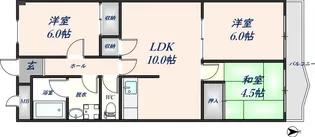 グランメゾン【101号室】の間取り