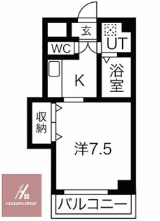 モアメゾンⅢ【506号室】の間取り