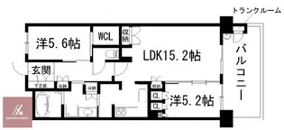 ジオ桃山台レジデンス【1階】の間取り