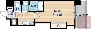 Luxe江坂Ⅱ【309号室】の間取り