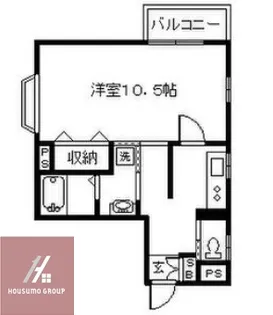 エスパシオ御﨑【203号室】の間取り