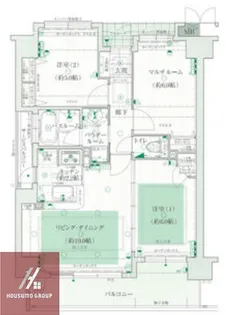 エステムコート東豊中ロサリオ【403号室】の間取り