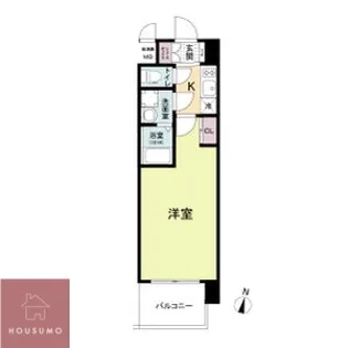 スプランディッドⅠ【1107号室】の間取り