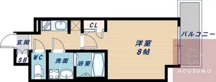 S-RESIDENCE江坂Alegria【601号室】の間取り