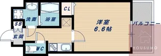 S-RESIDENCE新大阪Ridente【904号室】の間取り
