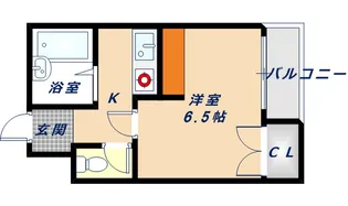 シャンブル弥刀【3階】の間取り