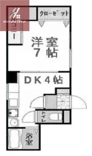 コンフォート真田山東【603号室】の間取り