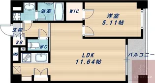 ノルデンハイム江坂【3階】の間取り