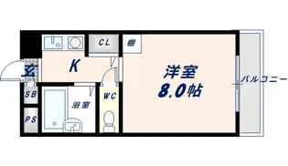 ドゥリーム新今里【503号室】の間取り