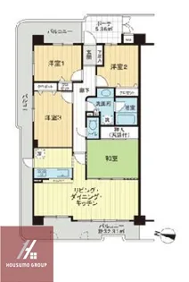 メロディーハイム桃山台【401号室】の間取り