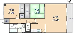 ビスタ緑ヶ丘【3階】の間取り