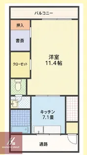 マンションニュー千里【403号室】の間取り