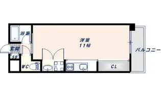 アリビオ北巽【503号室】の間取り