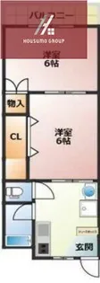 西川コーポ【301号室】の間取り