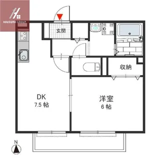 リバーサイド・ルーチェ C【2階】の間取り
