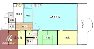 セントポーリア東豊中A棟【602号室】の間取り