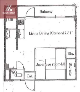 高橋マンション【403号室】の間取り
