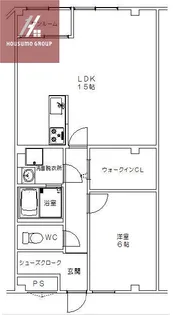 コスタ林寺【302号室】の間取り