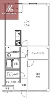 コスタ林寺【304号室】の間取り