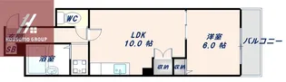 ボングービル【10階】の間取り