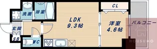 セノアタワー新大阪(旧:グランルクレ新大阪)【3階】の間取り
