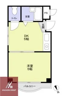 RHYTHM千里山【1階】の間取り