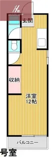 グランコート加美東【110号室】の間取り