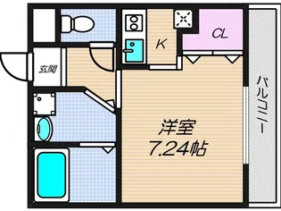 カインド高井田【606号室】の間取り