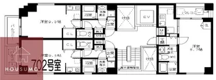 キャピトル新大阪【2階】の間取り