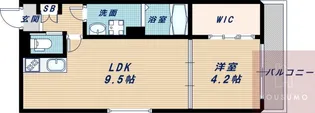 プリヴェ豊中曽根【301号室】の間取り