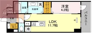 La Luce長堀通【1階】の間取り