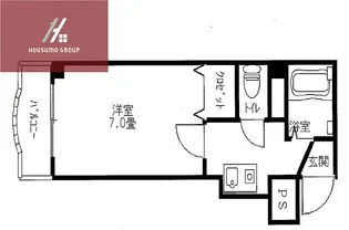 ランドロードトミオ【2階】の間取り