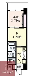 リブネスコート江坂【605号室】の間取り